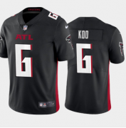 Wholesale Cheap Men's Atlanta Falcons #6 Younghoe Koo New Black Vapor Untouchable Limited Stitched Jersey