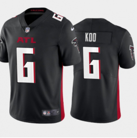 Wholesale Cheap Men\'s Atlanta Falcons #6 Younghoe Koo New Black Vapor Untouchable Limited Stitched Jersey