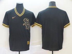 Wholesale Cheap Men Chicago White Sox Blank Black gold Game Nike 2022 MLB Jersey