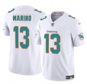 Cheap Men's Miami Dolphins #13 Dan Marino White 2023 F.U.S.E Vapor Limited Football Stitched Jersey