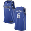 Wholesale Cheap Mavericks #6 Kristaps Porzingis Royal Basketball Swingman Icon Edition Jersey