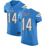 Wholesale Cheap Nike Chargers #14 Dan Fouts Electric Blue Alternate Men's Stitched NFL Vapor Untouchable Elite Jersey