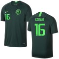 Wholesale Cheap Nigeria #16 Ezenwa Away Soccer Country Jersey