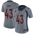 Wholesale Cheap Nike Broncos #43 Joe Jones Gray Women's Stitched NFL Limited Inverted Legend Jersey