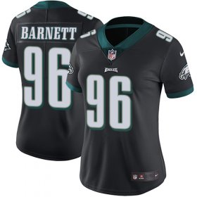 Wholesale Cheap Nike Eagles #96 Derek Barnett Black Alternate Women\'s Stitched NFL Vapor Untouchable Limited Jersey