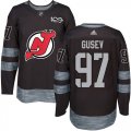 Wholesale Cheap Adidas Devils #97 Nikita Gusev Black 1917-2017 100th Anniversary Stitched NHL Jersey