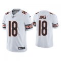 Wholesale Cheap Men's White Chicago Bears #18 Jesse James Vapor untouchable Limited Stitched Jersey