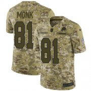 Wholesale Cheap Nike Redskins #81 Art Monk Camo Men's Stitched NFL Limited 2018 Salute To Service Jersey