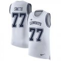 Wholesale Cheap Nike Cowboys #77 Tyron Smith White Men's Stitched NFL Limited Rush Tank Top Jersey