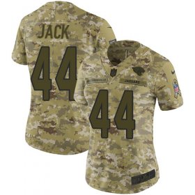 Wholesale Cheap Nike Jaguars #44 Myles Jack Camo Women\'s Stitched NFL Limited 2018 Salute to Service Jersey