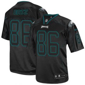 Wholesale Cheap Nike Eagles #86 Zach Ertz Lights Out Black Men\'s Stitched NFL Elite Jersey