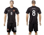 Wholesale Cheap Portugal #8 Silva SEC Away Soccer Country Jersey