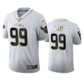 Wholesale Cheap Houston Texans #99 J.J. Watt Men's Nike White Golden Edition Vapor Limited NFL 100 Jersey