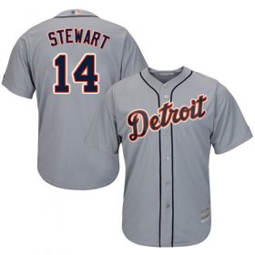 Wholesale Cheap Tigers #14 Christin Stewart Grey New Cool Base Stitched MLB Jersey