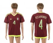 Wholesale Cheap Venezuela #4 Vizcarrondo Home Soccer Country Jersey