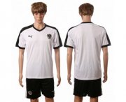 Wholesale Cheap Austria Blank White Away Soccer Country Jersey