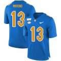 Wholesale Cheap Pittsburgh Panthers 13 Dan Marino Blue 150th Anniversary Patch Nike College Football Jersey