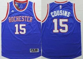 Wholesale Cheap Sacramento Kings #15 DeMarcus Cousins Revolution 30 Swingman 2014 New Blue Jersey