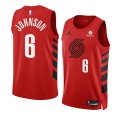 Wholesale Cheap Men's Portland Trail Blazers #6 Keon Johnson 2022-23 Red Statement Edition Swingman Stitched Basketball Jersey