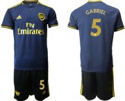 Wholesale Cheap Arsenal #5 Gabriel Third Soccer Club Jersey