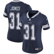 Wholesale Cheap Nike Cowboys #31 Byron Jones Navy Blue Team Color Women's Stitched NFL Vapor Untouchable Limited Jersey