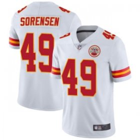 Wholesale Cheap Men\'s Kansas City Chiefs #49 Daniel Sorensen Vapor Untouchable Jersey - Limited White