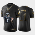 Cheap Philadelphia Eagles #11 Carson Wentz Nike Team Hero 1 Vapor Limited NFL 100 Jersey Black Golden