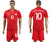 Wholesale Cheap Poland #10 Krychowiak Away Soccer Country Jersey