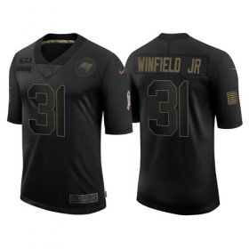 Wholesale Cheap Men\'s Tampa Bay Buccaneers #31 Antoine Winfield Jr Black 2020 Jersey