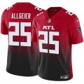 Cheap Men's Atlanta Falcons #25 Tyler Allgeier Red Black 2024 F.U.S.E. Vapor Untouchable Limited Football Stitched Jersey