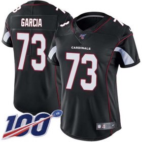 Wholesale Cheap Nike Cardinals #73 Max Garcia Black Alternate Women\'s Stitched NFL 100th Season Vapor Untouchable Limited Jersey