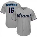 Wholesale Cheap marlins #16 Jose Fernandez Grey New Cool Base Stitched MLB Jersey