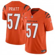 Cheap Men's Cincinnati Bengals #57 Germaine Pratt Orange 2024 F.U.S.E With 1-star C Patch Vapor Untouchable Limited Football Stitched Jersey