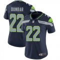 Wholesale Cheap Nike Seahawks #22 Quinton Dunbar Steel Blue Team Color Women's Stitched NFL Vapor Untouchable Limited Jersey