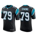 Wholesale Cheap Men's Carolina Panthers #79 Ikem Ekwonu 2022 Black Stitched Jersey