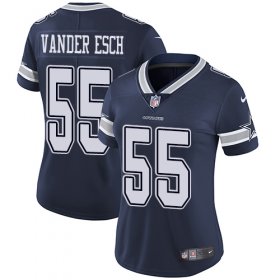 Wholesale Cheap Nike Cowboys #55 Leighton Vander Esch Navy Blue Team Color Women\'s Stitched NFL Vapor Untouchable Limited Jersey