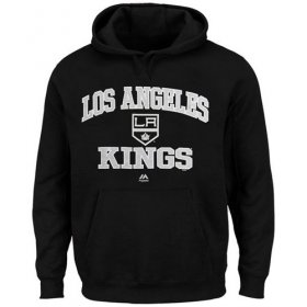 Wholesale Cheap Los Angeles Kings Majestic Heart & Soul Hoodie Black