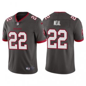 Wholesale Cheap Men\'s Tampa Bay Buccaneers #22 Keanu Neal Gray Vapor Limited Stitched Jersey