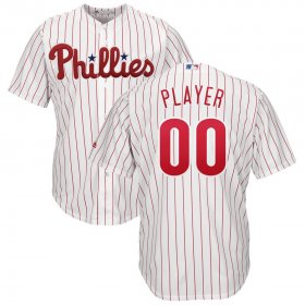 Wholesale Cheap Philadelphia Phillies Majestic Home Cool Base Custom Jersey White