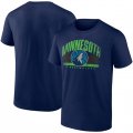 Cheap Men's Minnesota Timberwolves Navy Full Court Press T-Shirt