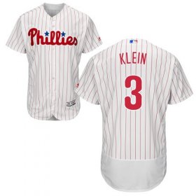 Wholesale Cheap Phillies #3 Chuck Klein White(Red Strip) Flexbase Authentic Collection Stitched MLB Jersey