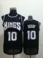 Wholesale Cheap Sacramento Kings #10 Mike Bibby Black Swingman Jersey