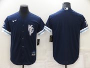 Wholesale Cheap Men's Kansas City Royals Blank 2022 Navy City Connect Cool Base Stitched Jersey