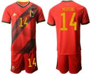 Wholesale Cheap Belgium 14 MERTENS Home UEFA Euro 2020 Soccer Jersey