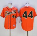 Wholesale Cheap Giants #44 Willie McCovey Orange Cool Base Stitched MLB Jersey