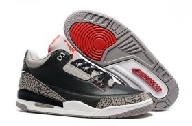 Wholesale Cheap Air Jordan 3 Black Cement Restocked Black/Cement-Red-White