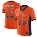 Wholesale Cheap Nike Bears #15 Eddy Pineiro Orange Alternate Men's Stitched NFL Limited Rush Drift Fashion Jersey