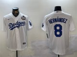 Cheap Men's Los Angeles Dodgers #8 Enrique Hern