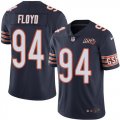 Wholesale Cheap Nike Bears #94 Leonard Floyd Navy Blue Team Color Men's 100th Season Stitched NFL Vapor Untouchable Limited Jersey