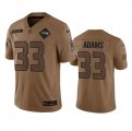 Cheap Men's Seattle Seahawks #33 Jamal Adams 2023 Brown Salute To Service Limited Football Stitched Jersey